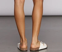 Totally Grounded Two-Strap Sandal