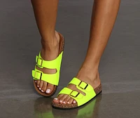 Totally Grounded Two-Strap Sandal