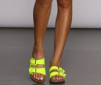 Totally Grounded Two-Strap Sandal