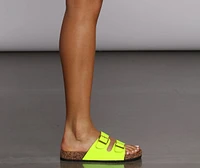 Totally Grounded Two-Strap Sandal