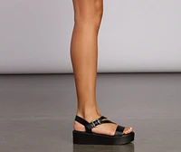 Buckled Strappy Platforms
