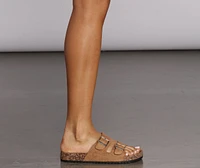Totally Grounded Two-Strap Sandal