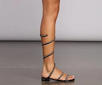 Glitz Rhinestones Chrome Sandals