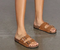 Totally Grounded Two-Strap Sandal
