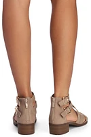 Buckle Up Gladiator Sandals
