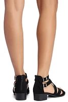 Buckle Up Gladiator Sandals