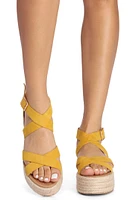 Cross Strap Espadrille Sandals