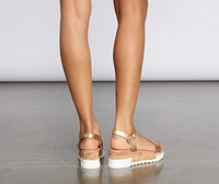 Weekend Ready Platform Sandals
