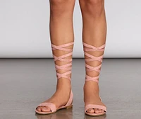 Simple Summer Lace Up Sandals