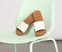 So Sleek Basic Band Sandals