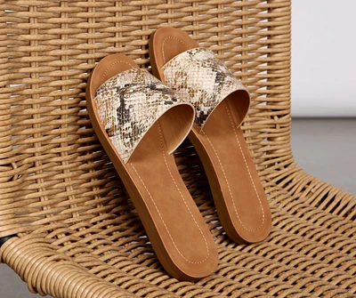 Casual Trendsetter Slide-On Sandals
