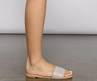 Reign Glam Rhinestone Slides