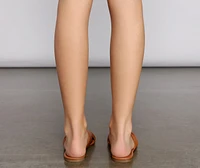 Chic Trendsetter Square Toe Sandals