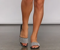 Glam Diva Rhinestone Sandals