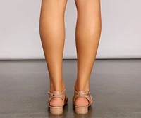 Stylish Straps Faux Leather Sandals