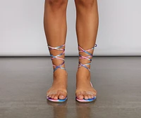 Tie-Dye Dreams Lace Up Sandals