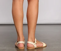 Summer Vibes Strappy Sandals