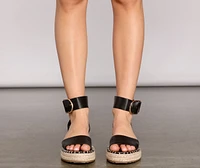 Let’s Getaway Espadrille Platform Sandals