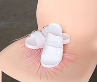 Double Buckle Jelly Sandals