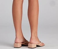 Spring My Step Thong Sandals