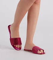 Magic Metallic Rhinestone Sandals