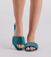 Magic Metallic Rhinestone Sandals