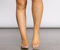 Make Things Clear Point Toe Flats