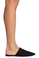Chic Canvas Slide On Flats