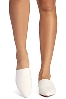 Chic Canvas Slide On Flats