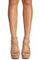 New Heights Strappy Wedge Heels