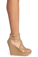 New Heights Strappy Wedge Heels