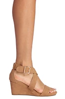 Wide Fit Strap Wedge Sandals