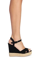 Buckle Up Espadrille Wedges