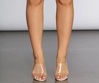 The Clear Wedge Heels