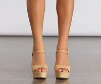 Stylin' Straw Wedge Heels