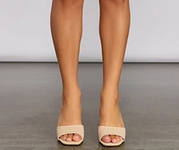 Places To Be Square Faux Nubuck Wedges