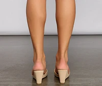 Places To Be Square Faux Nubuck Wedges