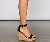 Vacay Vibes Cork Wedges
