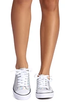 Hologram Lace-Up Sneakers