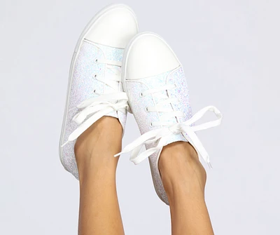 Step Glitter Sneakers