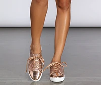 Step Glitter Sneakers