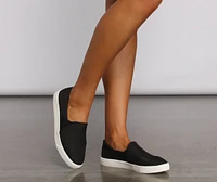 Casually Cute Slip On Sneakers