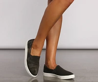 Casually Cute Slip On Sneakers