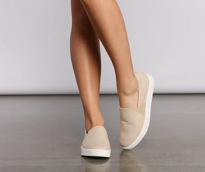 Casually Cute Slip On Sneakers