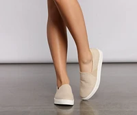 Casually Cute Slip On Sneakers