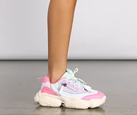 Pretty Pastel Chunky Sneakers