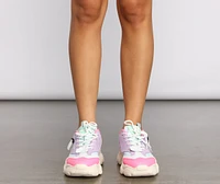 Pretty Pastel Chunky Sneakers
