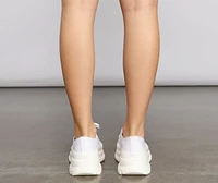 The Classic Lace-Up Chunky Sneakers