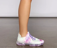 Keepin' Knit Retro Tie Dye Sneakers