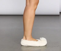 Pom Sock Slipper